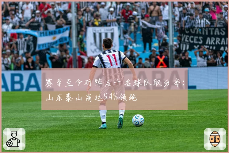 赛季至今对阵后十名球队取分率:山东泰山高达94%领跑