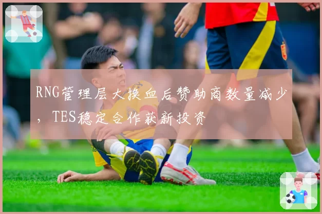 RNG管理层大换血后赞助商数量减少,TES稳定合作获新投资