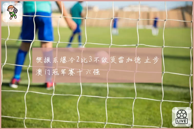 樊振东爆冷2比3不敌莫雷加德 止步澳门冠军赛十六强